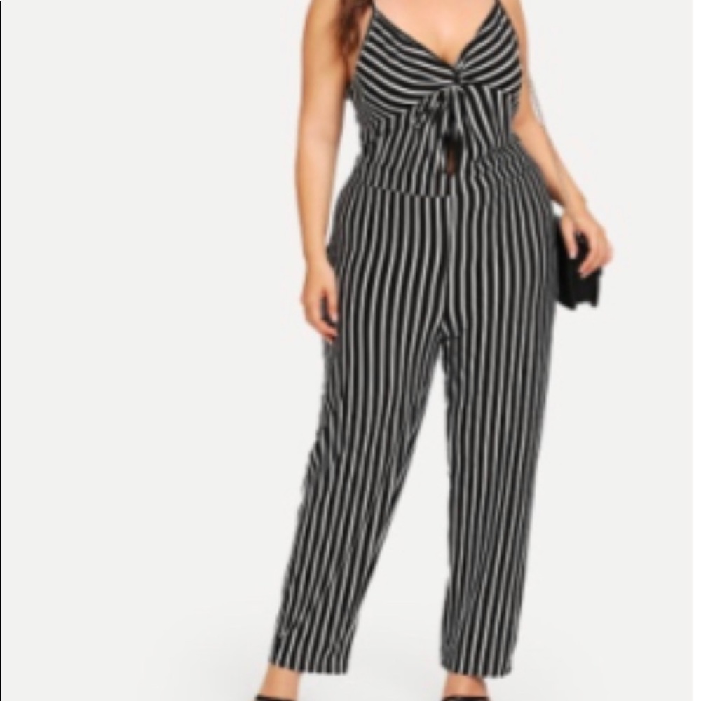 Striped Jumpsuit
